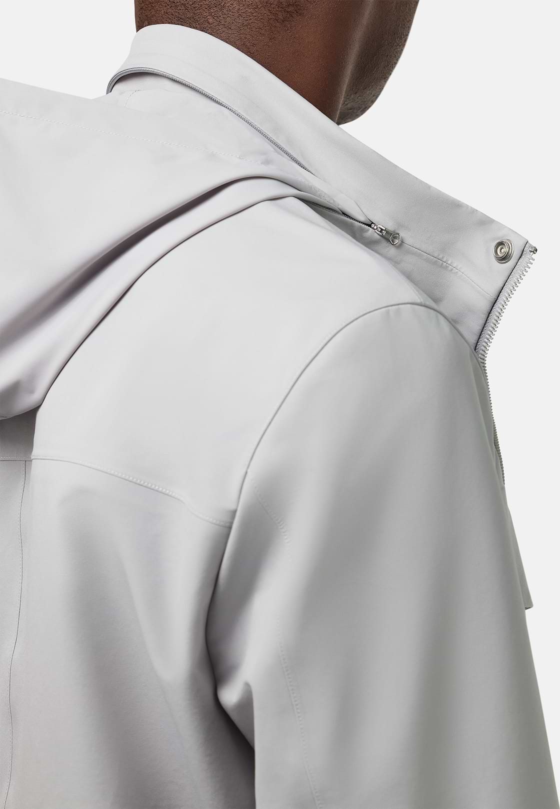 B Tech Field Jacket in Technical Fabric, Ice, hi-res