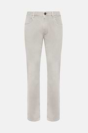 Stretch Cotton/Tencel Jeans, Light grey, hi-res