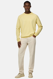 Cream Denim Jeans, Cream, hi-res