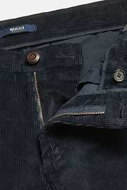 Stretch corduroy and modal trousers, , thumb, 5