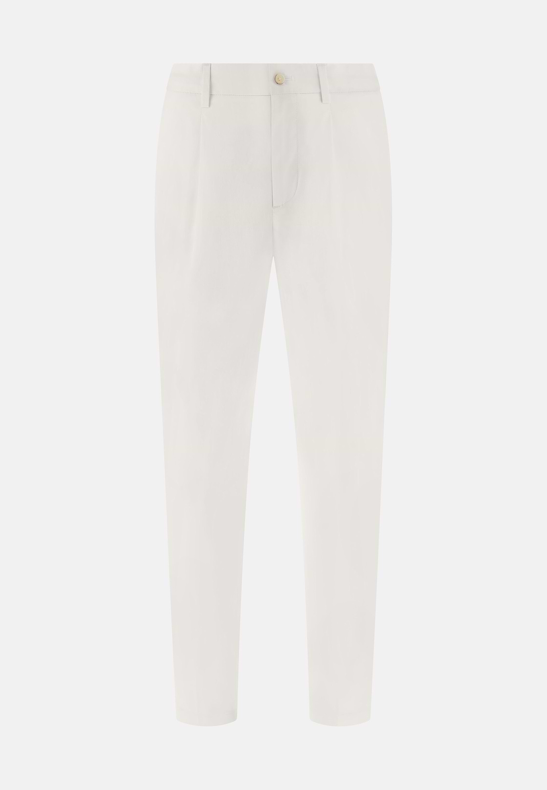 Pantalon En Coton, Crème, hi-res, 5