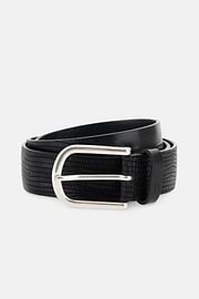 Belt Printed Leather, Black, thumb, 1