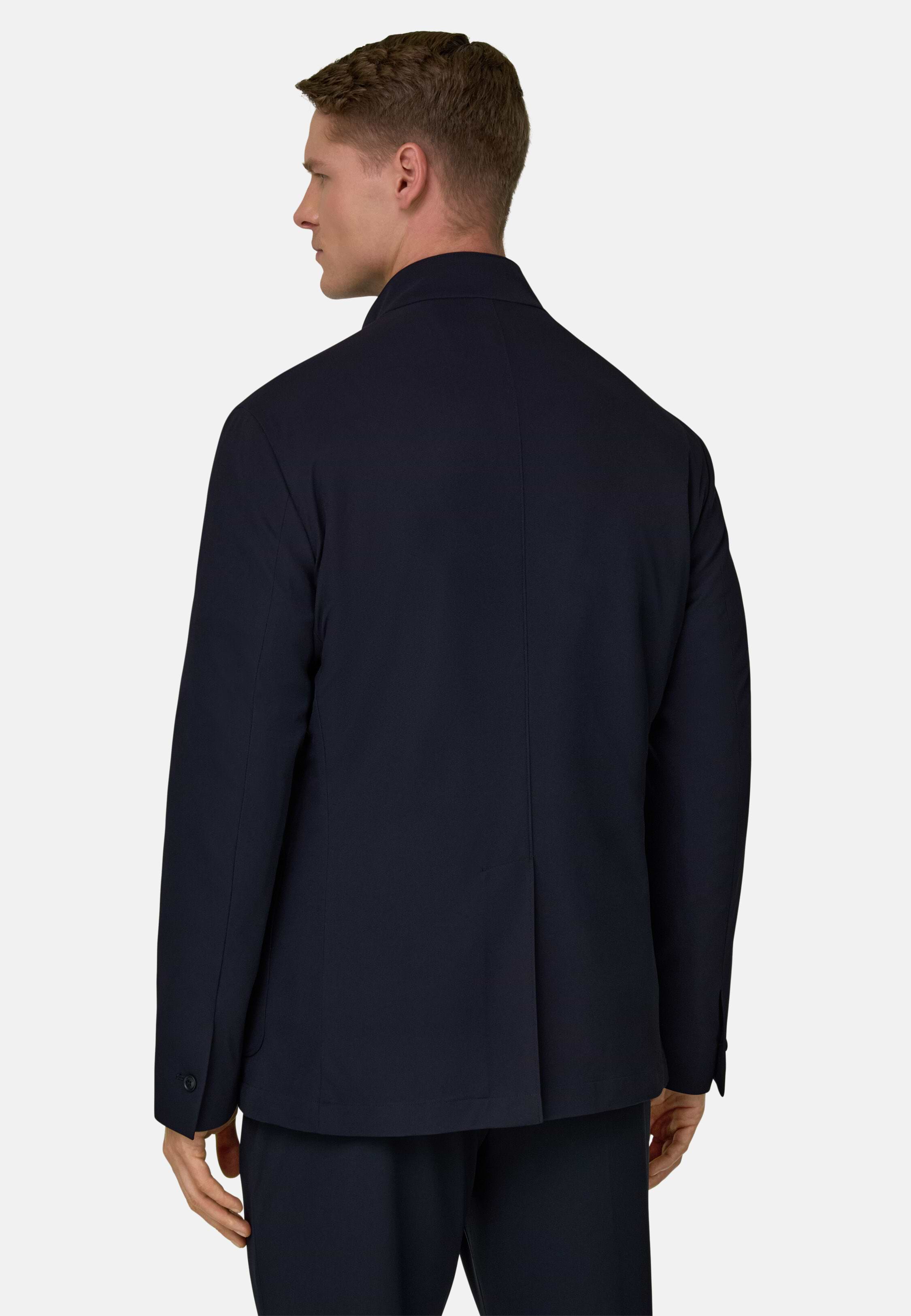 BOGGI Milanoビジネスジャケット Men's Black Wool Tuxedo Jacket with Peak Lapels | Boggi Milano