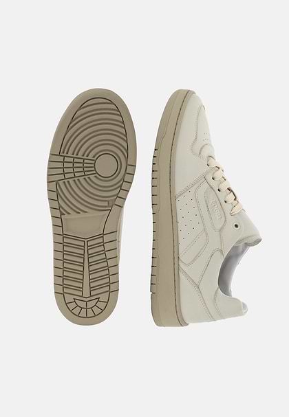Baskets Origin En Cuir Souple, Blanc, hi-res