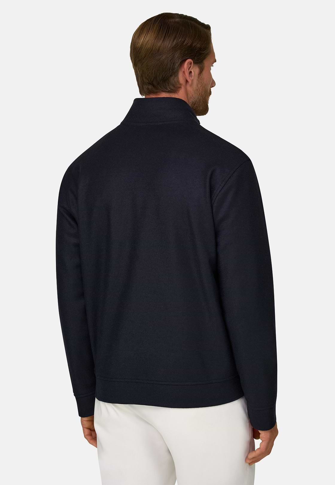 Bomber in Wool, Navy blue, hi-res, 4