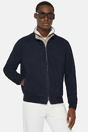 Bemberjacke Aus Echtem Veloursleder, , hi-res