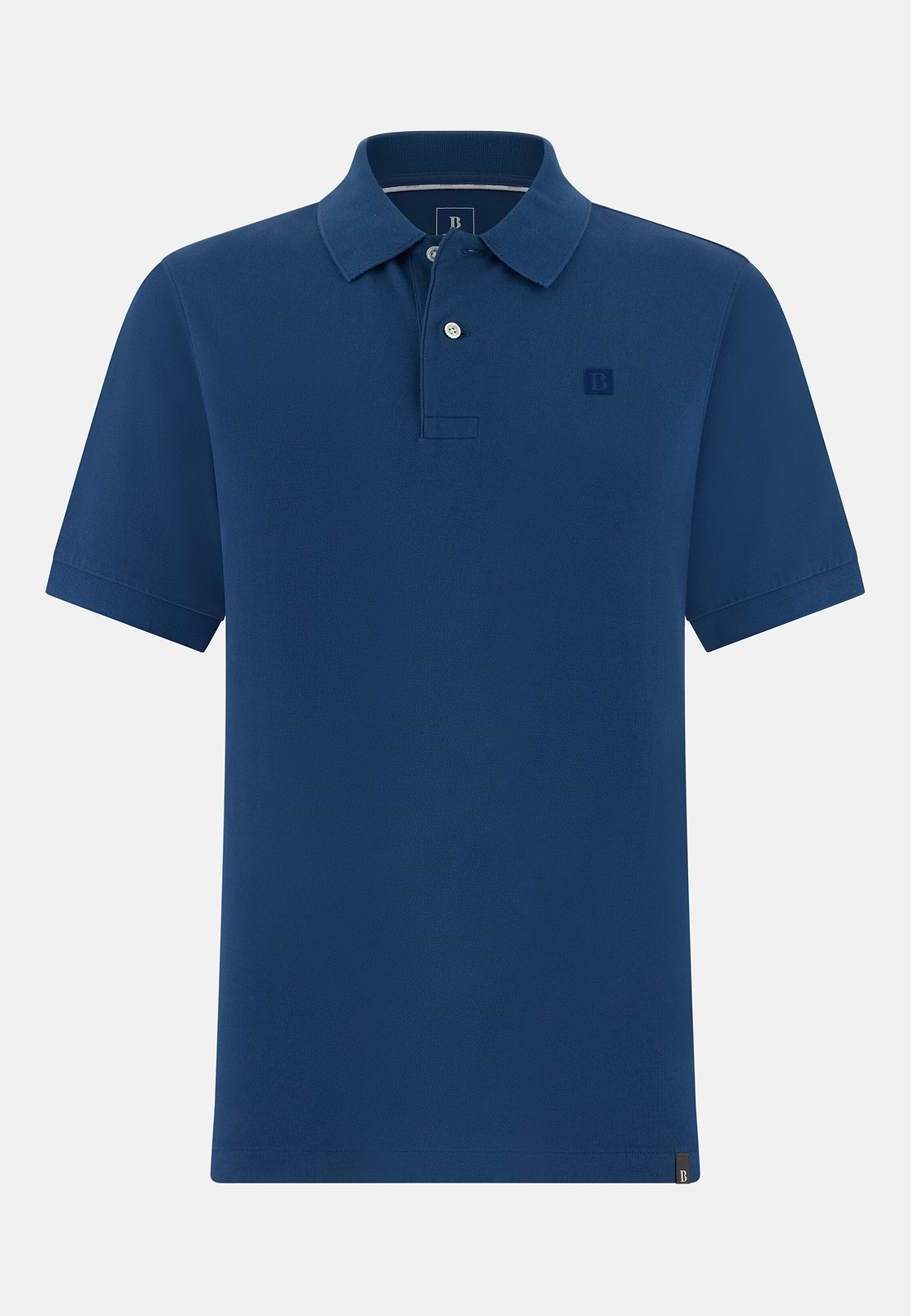 Polo En Piqué de Coton Coupe Classique, Air-bleu, hi-res, 5