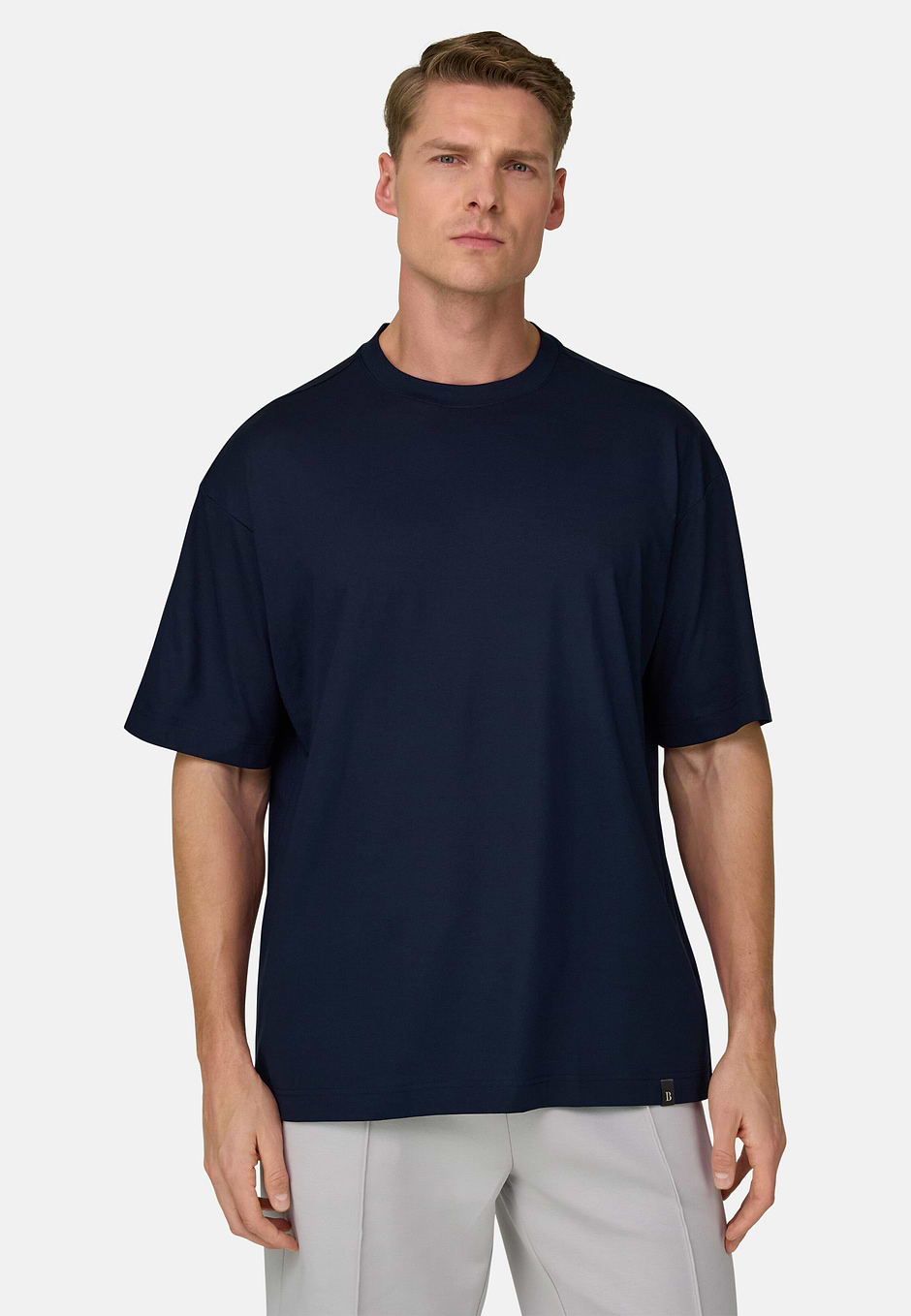 T-shirt En Jersey Performant avec fil S-Café®, bleu marine, hi-res