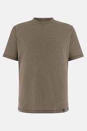 Camiseta De Algodón Lino, Taupe, thumb, 5