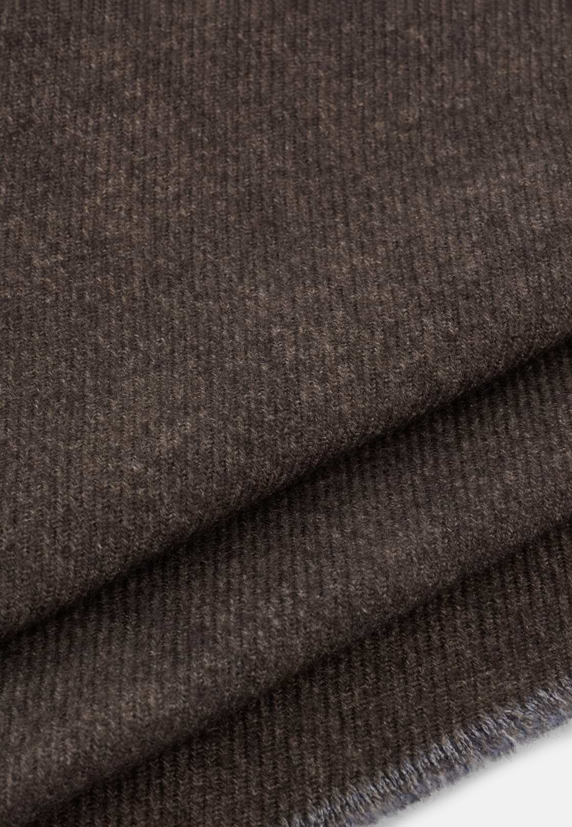 Scarf in Wool with Drill Reinforcement, Navy blue, hi-res, 3