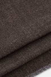 Scarf in Wool with Drill Reinforcement, Navy blue, thumb, 3