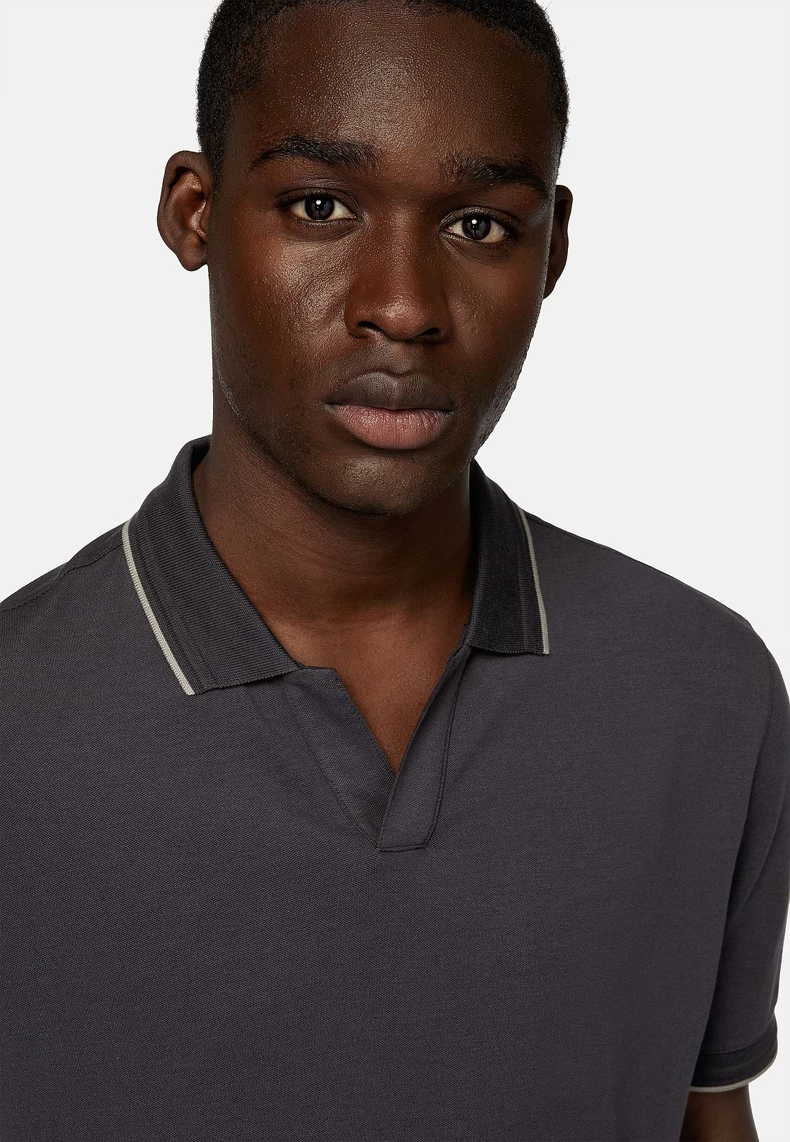 High-Performance Piqué Polo Shirt, Black, hi-res