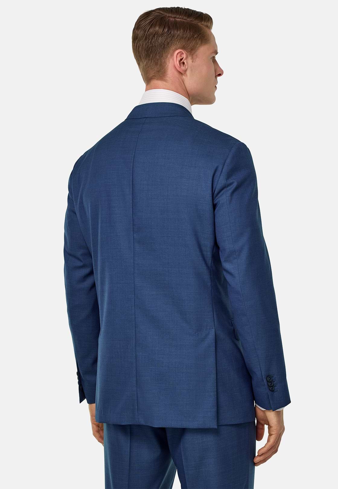 Pure Tropical Wool Suit, Indigo, hi-res, 3