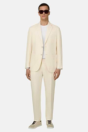 Herringbone Linen Suit, Sand, thumb, 2