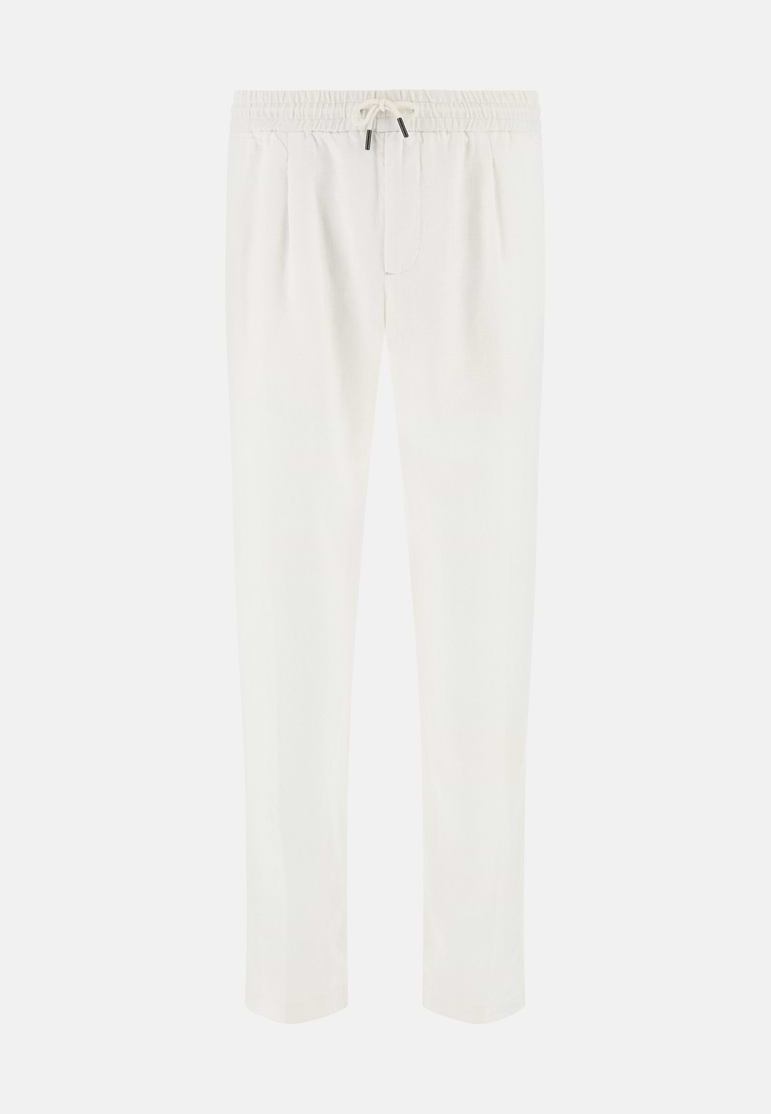 Linen Coulisse Pants, White, hi-res, 1