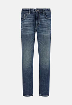 Dark Blue Stretch Denim Jeans