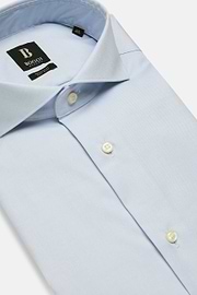 Stretch P.Point Napoli Collar Shirt Regular Fit, Light blue, hi-res