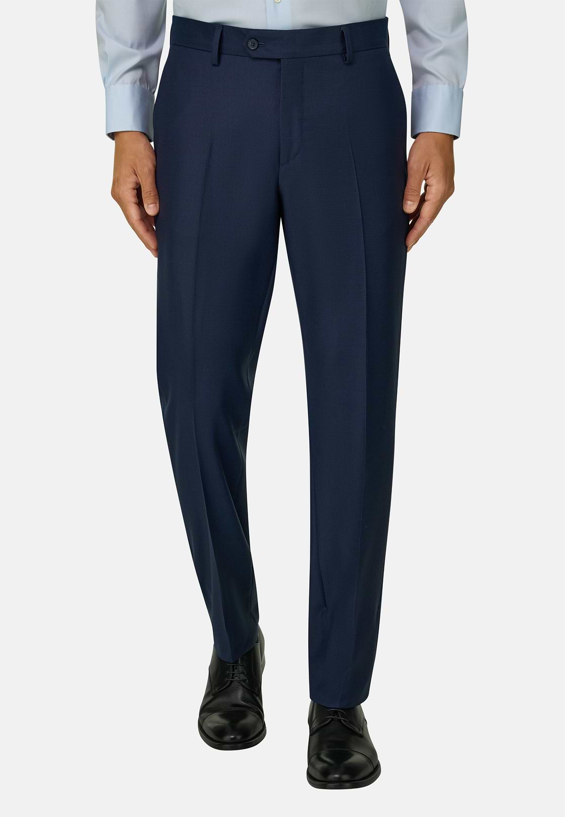 Pure Wool Bird's Eye Trousers, , hi-res, 1