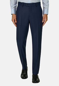 Pure Wool Bird's Eye Trousers