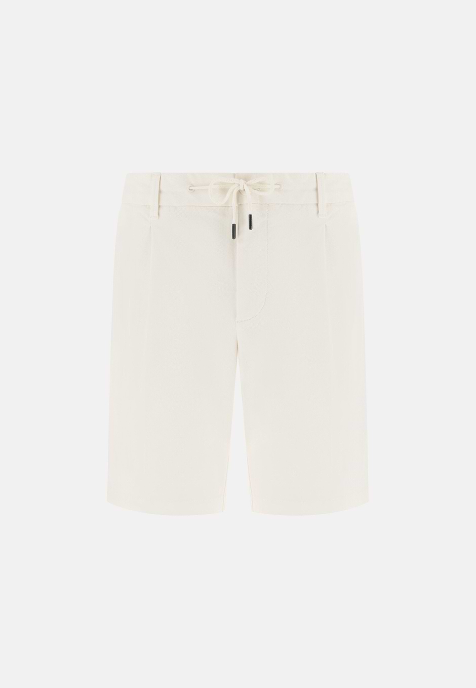 Bermuda Summer Aus Baumwollstretch, Weiß, hi-res