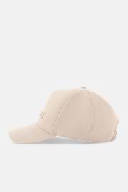 Peaked Cap in Knitted Fabric, OFFWHITE, thumb, 1