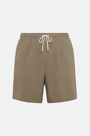 Bedruckte Badehose Aus Technischem Gewebe, Beige, hi-res