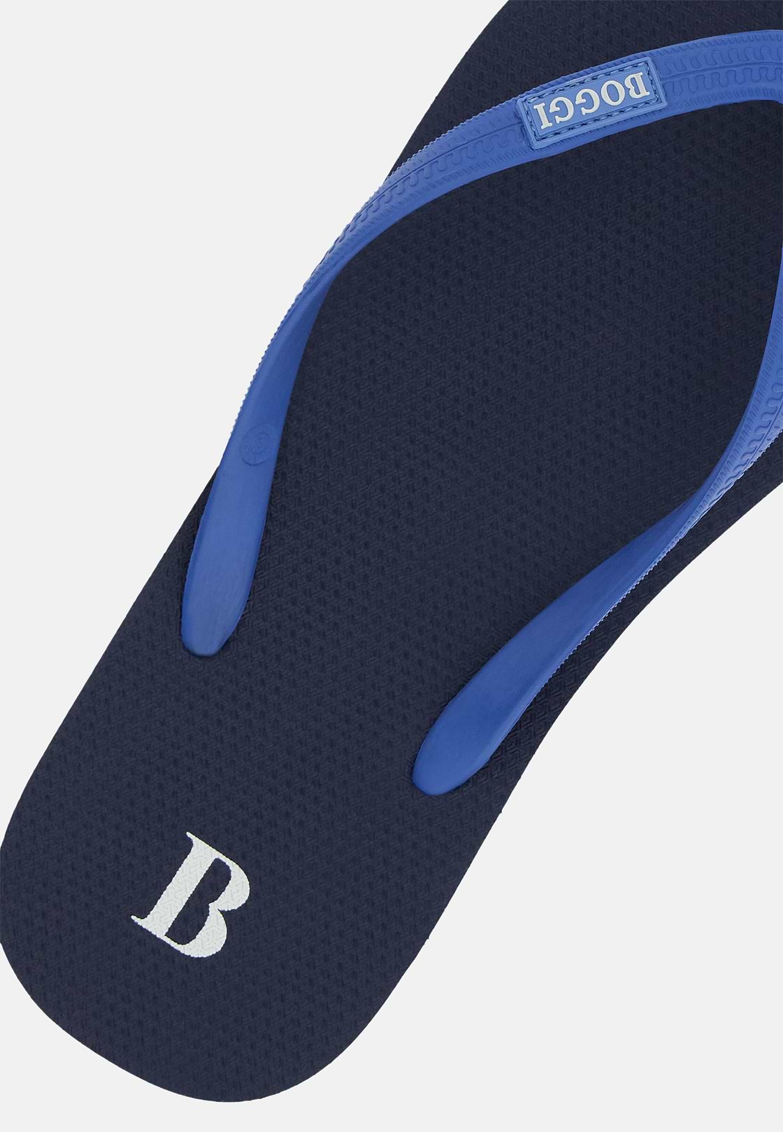 Tongs En Caoutchouc, Bleu, hi-res