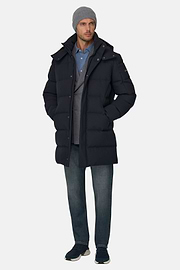 Parka Goose Down B Tech, Navy blue, thumb, 2