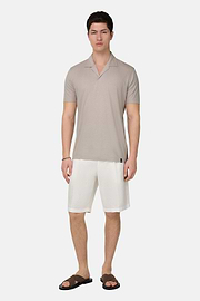 Bermudahose Aus Leinen, Weiß, thumb, 3