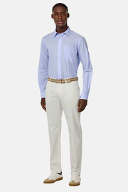 Jeans In Cotone Tencel Elasticizzato, Bianco, hi-res