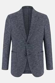 Giacca Resca In Misto Cotone, Navy, thumb, 5