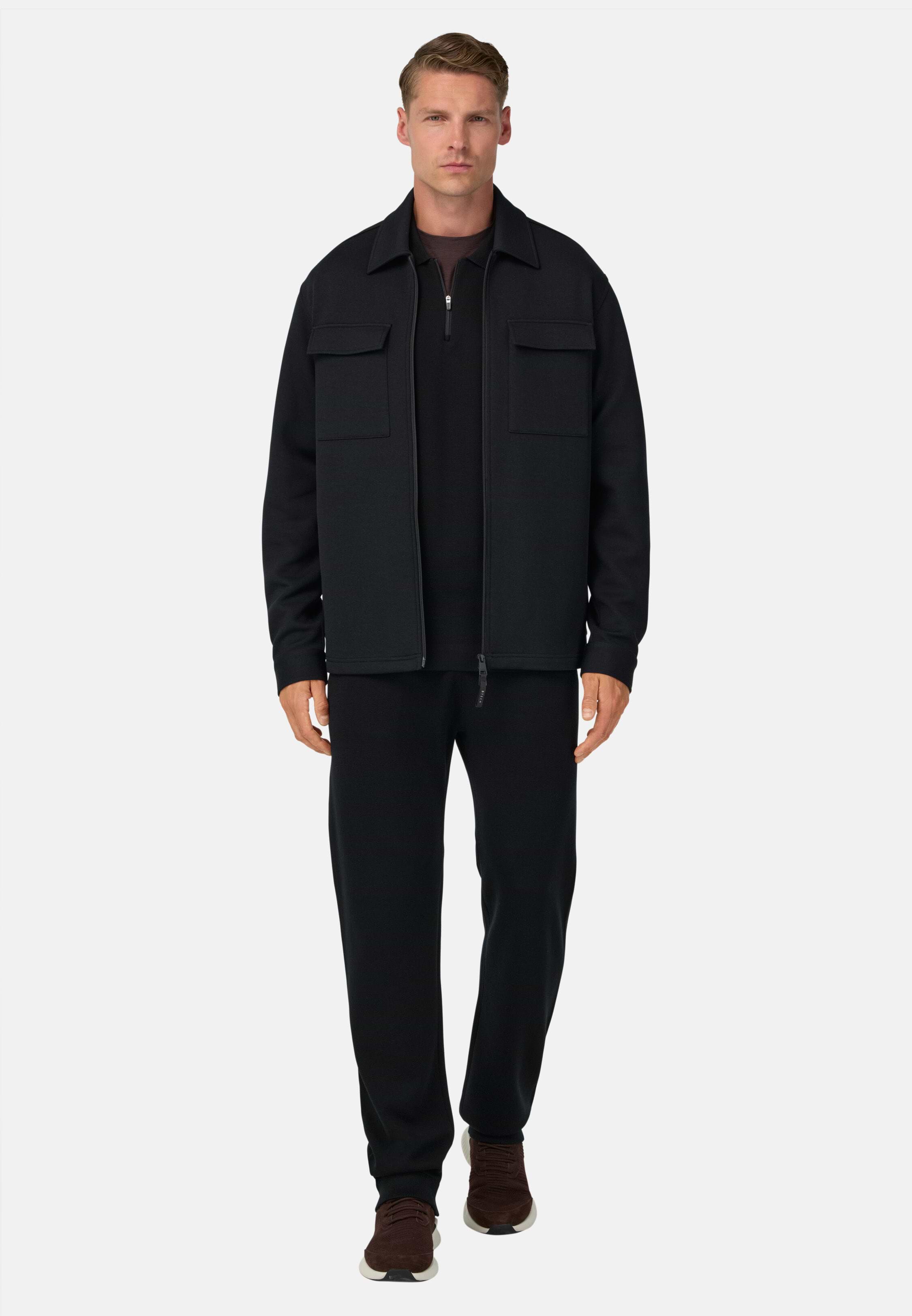 Men's Nexus Shirt Jacket In Technical Fabric | Boggi Milano