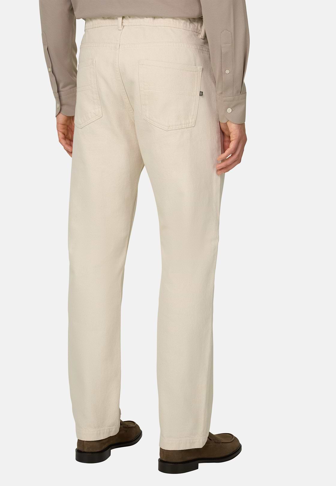 Jeans Aus Recycelter Baumwolle, Creme, hi-res, 4