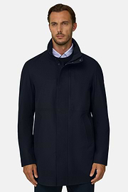 Car Coat aus technischem Gewebe B Tech, Navy blau, thumb, 1