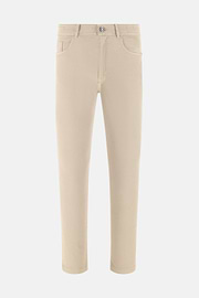 Jeans Aus Elastischem Baumwoll-Tencel, Beige, thumb, 5