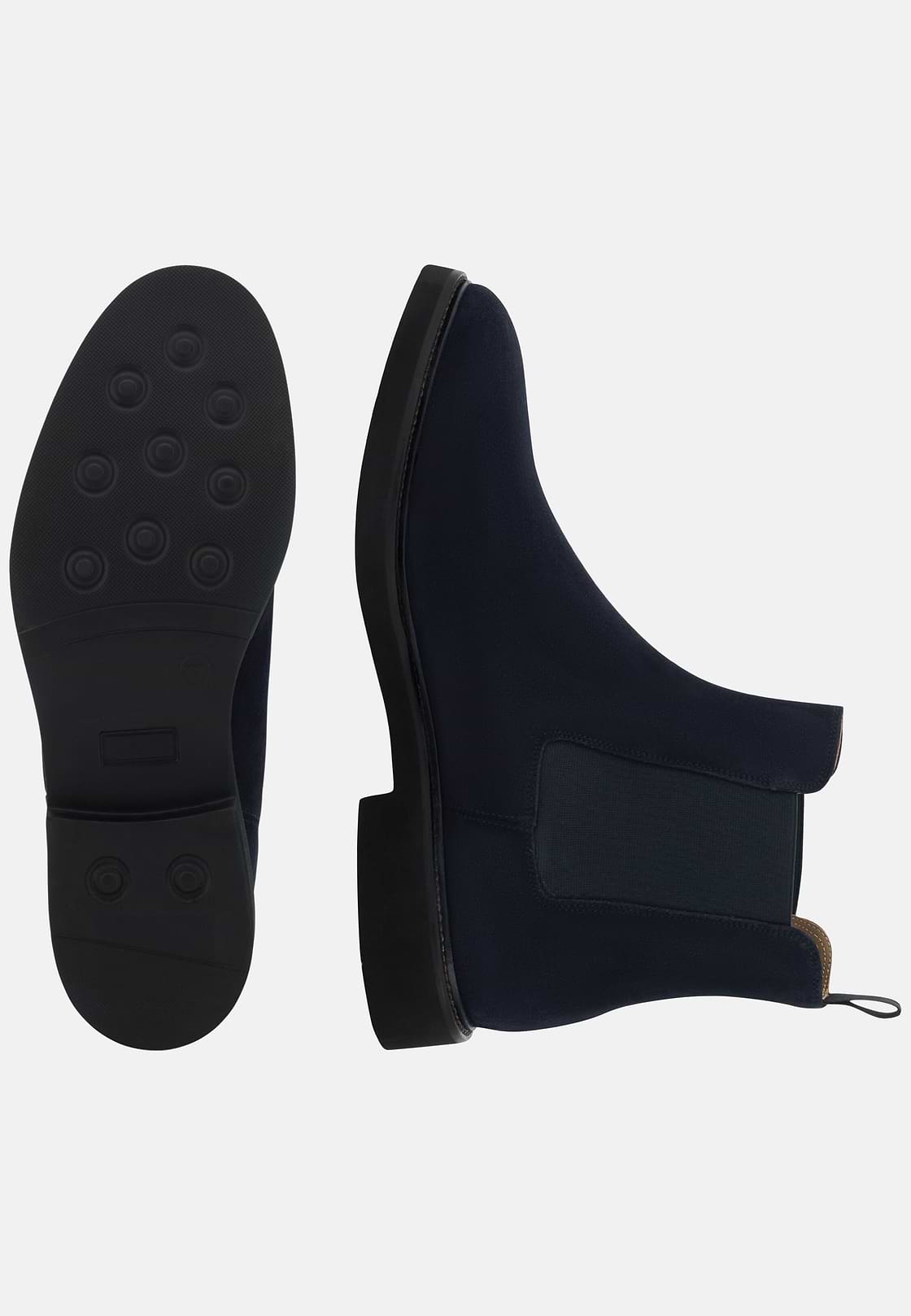 Suede Ankle Boots, Navy blue, hi-res, 4