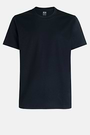 Camiseta De Punto De Algodón Pima, azul marino, hi-res