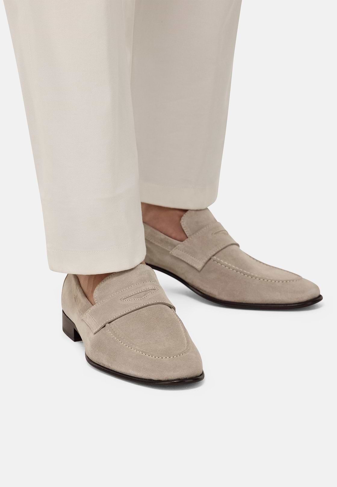 Mocasines De Piel, Arena, hi-res