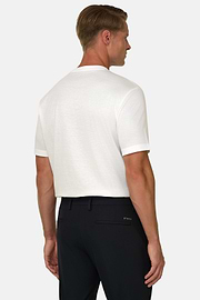 Pima Pamut Jersey Póló, White, thumb, 4