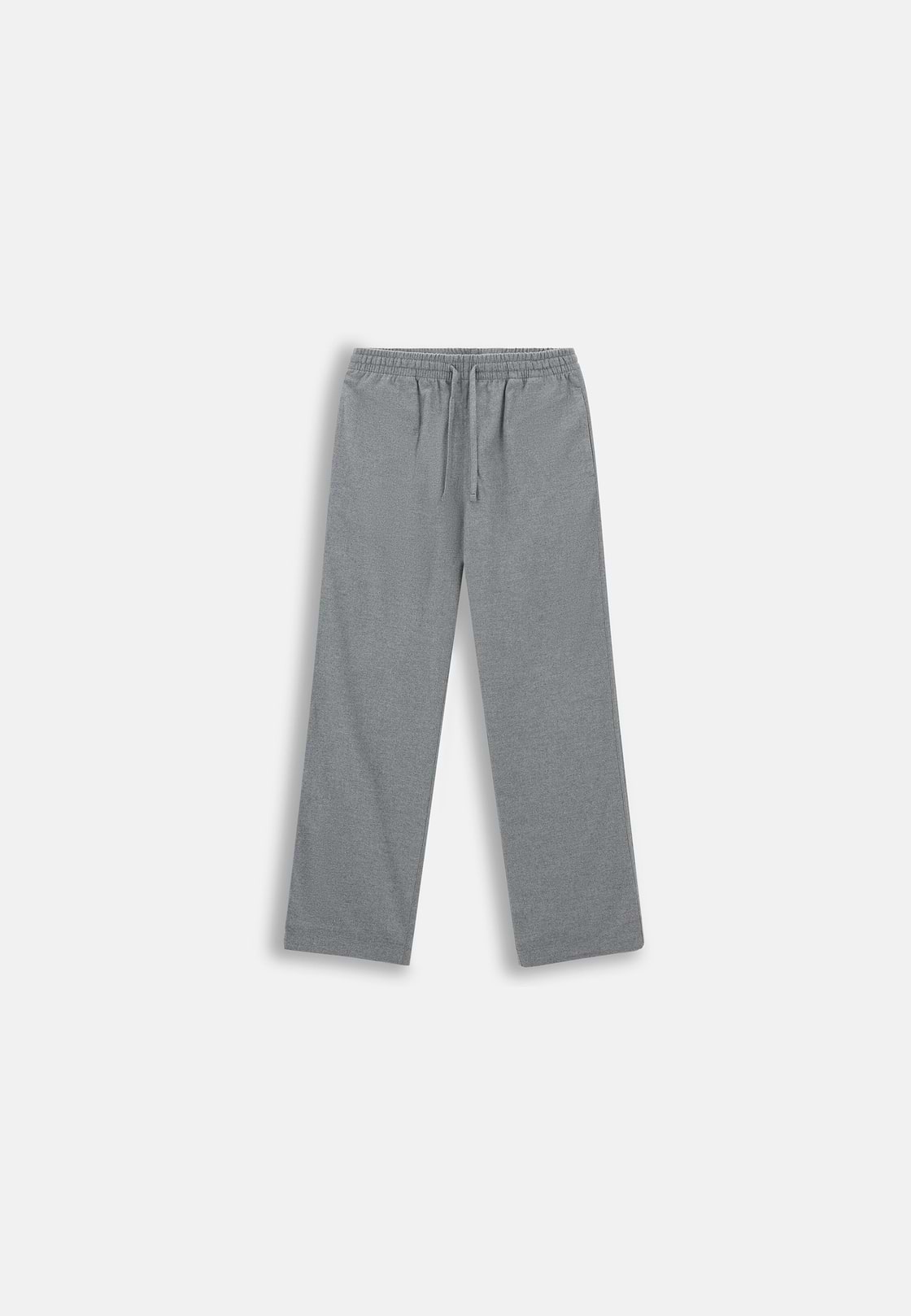 Pajama in Cotton Flannel, Grey, hi-res, 6