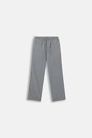 Pajama in Cotton Flannel, Grey, thumb, 6
