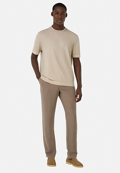 Cotton Crêpe Knit T-Shirt