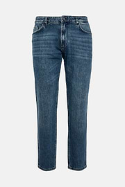 Donkerblauwe stretch denim jeans, Dark Blue, hi-res