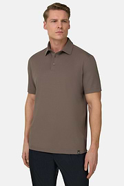 Polo Aus Elastischer Supima-Baumwolle, Schlamm, thumb, 2