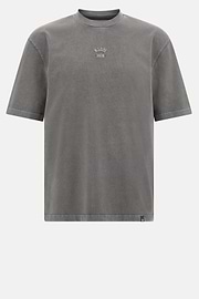 Cotton Jersey T-Shirt, Charcoal, hi-res
