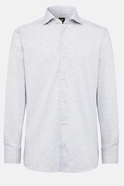 Regular Fit Cotton Jersey Polo Shirt, Light grey, hi-res