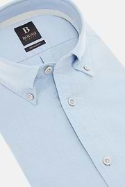 Regular Fit Oxford Cotton Shirt, Light Blue, hi-res