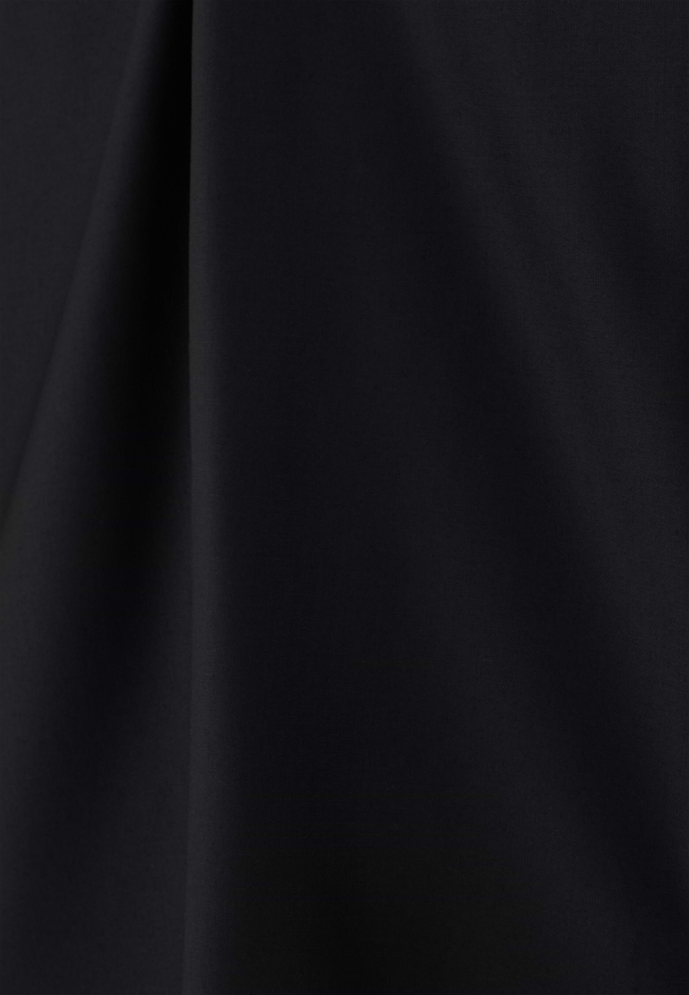 Stretch Wool Double-Breasted Dinner Jacket With Peak Lapels, Black, hi-res, 5