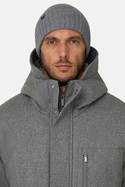 Parka Gemengd Wol Gemêleerd, Light grey, thumb, 3