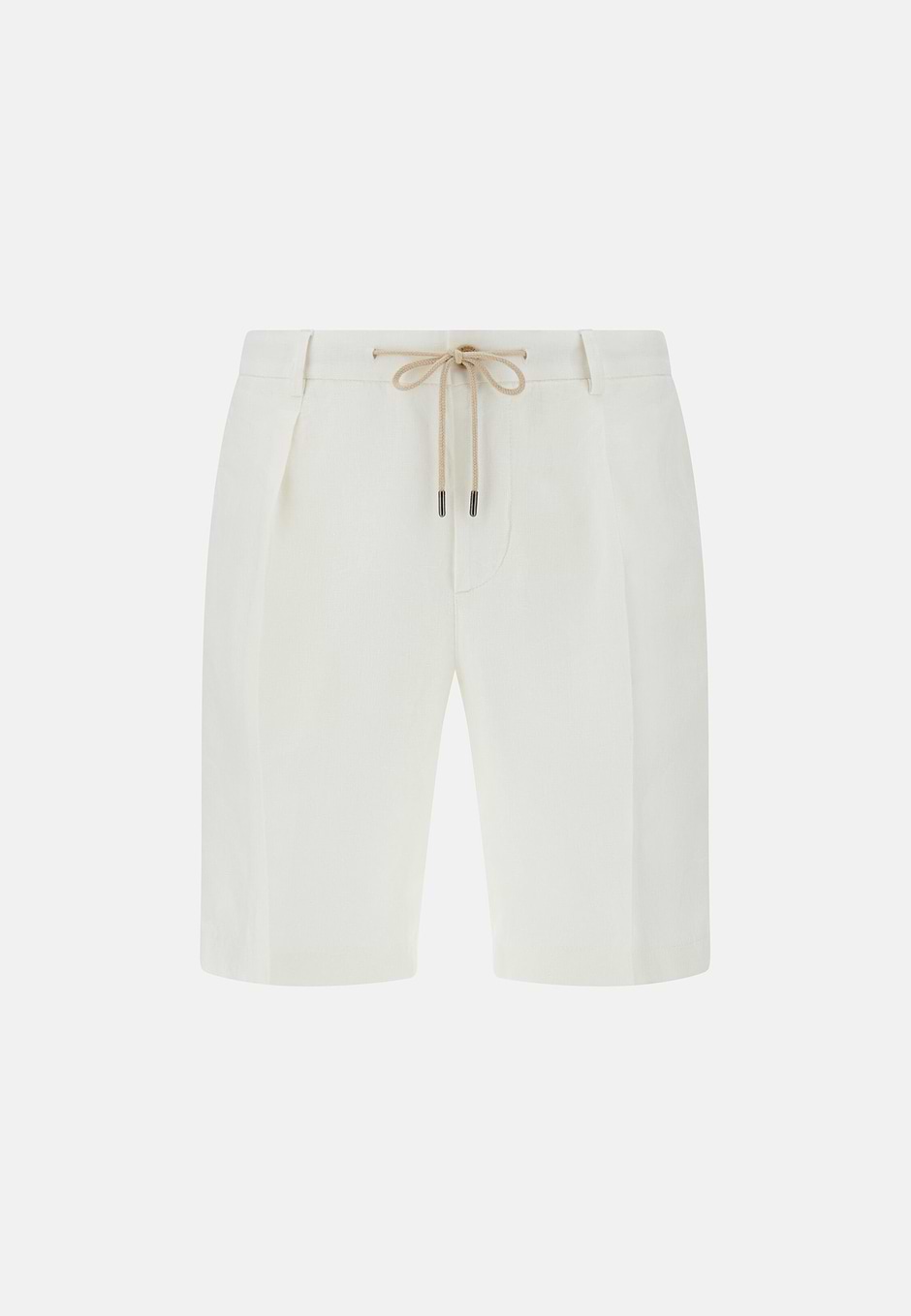 Bermudas in Linen, White, hi-res